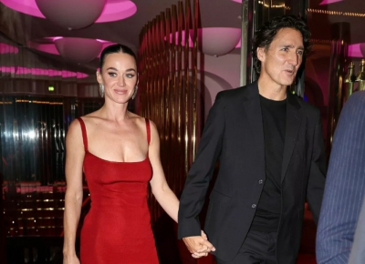 Кэти Перри отпраздновала день рождения в компании Джастина Трюдо